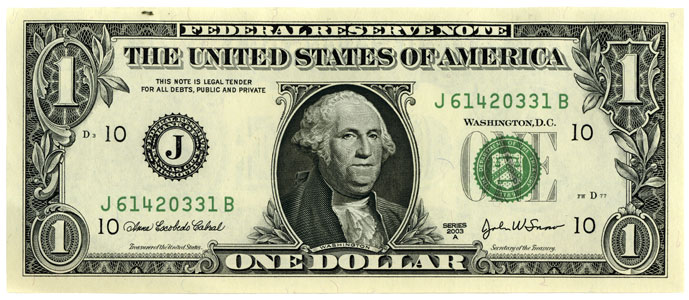 Excessive One Dollar Bill